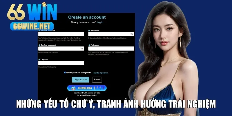 Những yếu tố cần chú ý khi đăng ký tài khoản
